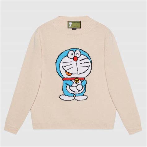 gucci x doramon|gucci doraemon sweater.